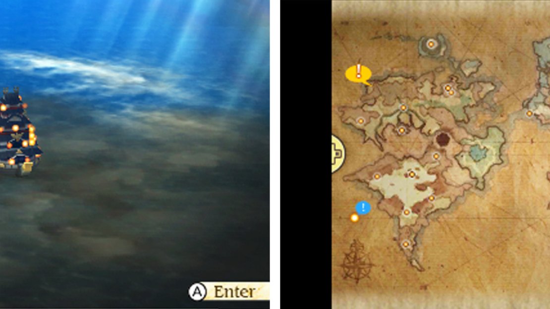 Praline’s “advice” is slightly incorrect: you can find the ship during the day too.