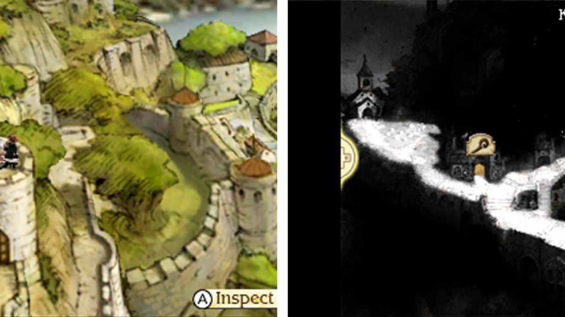 The town looks the same, but the shops and hidden items are different.