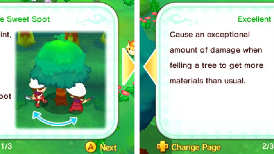 After a couple of trees, you should get the swing of things.
