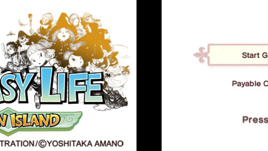 Even the title screen changes!