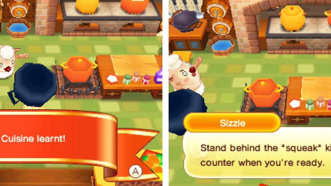 Get used to spending a lot of time cooking at this table.