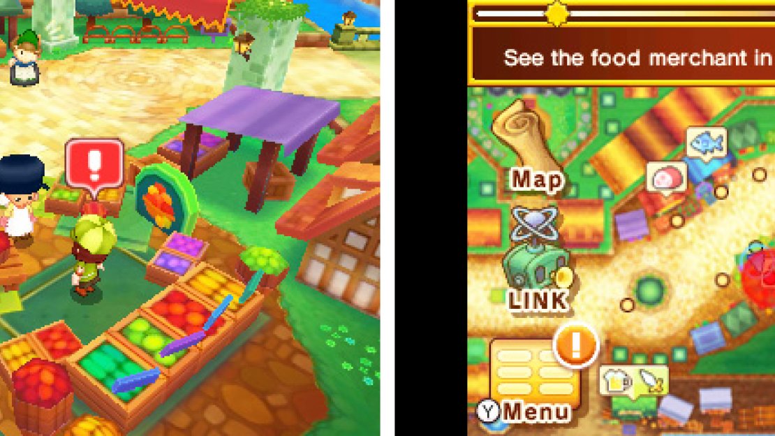 You can buy vegetables, fish and meat (and more if you get Shopping+ Bliss Reward).