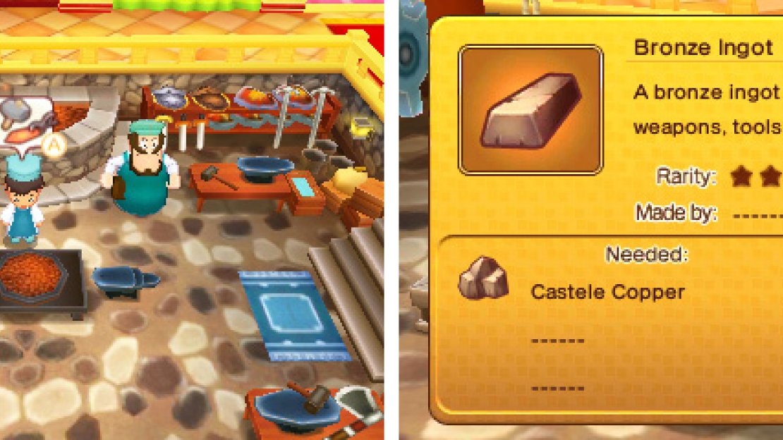 It’s almost impossible to fail a Bronze Ingot, so relax and get used to your workspace.