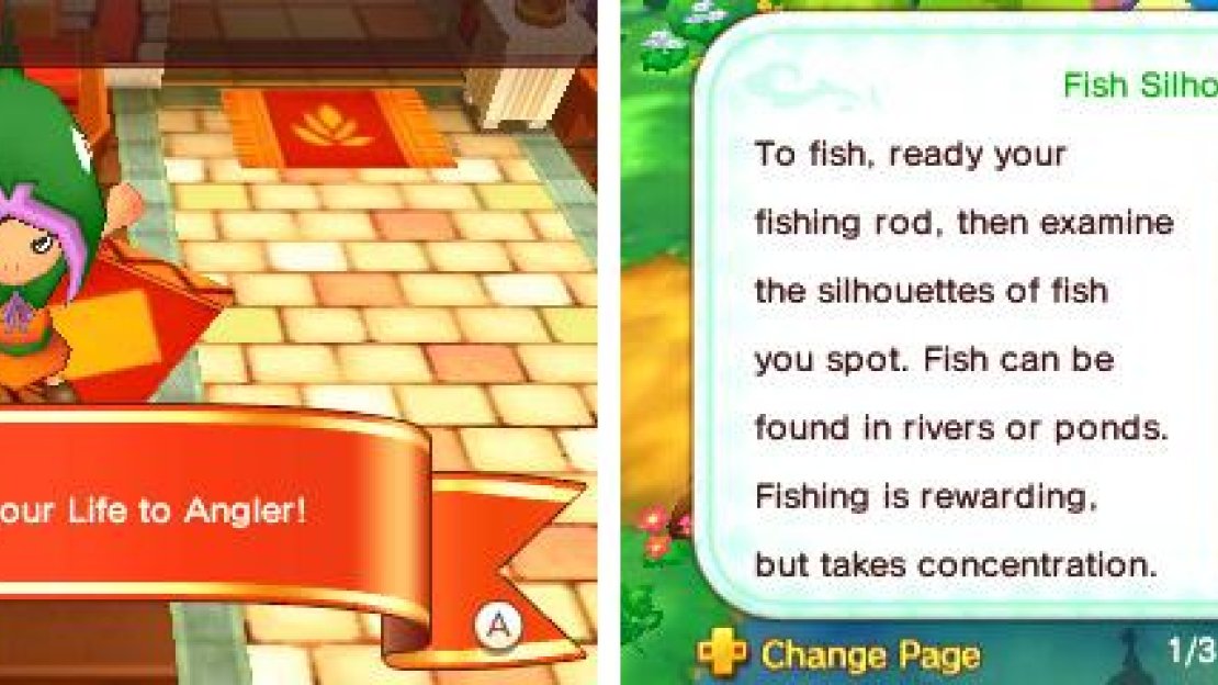 Anglers do battle with fish, rather than monsters.