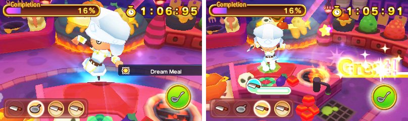 The Cook’s Special Skill, Dream Meal, greatly speeds up cooking.
