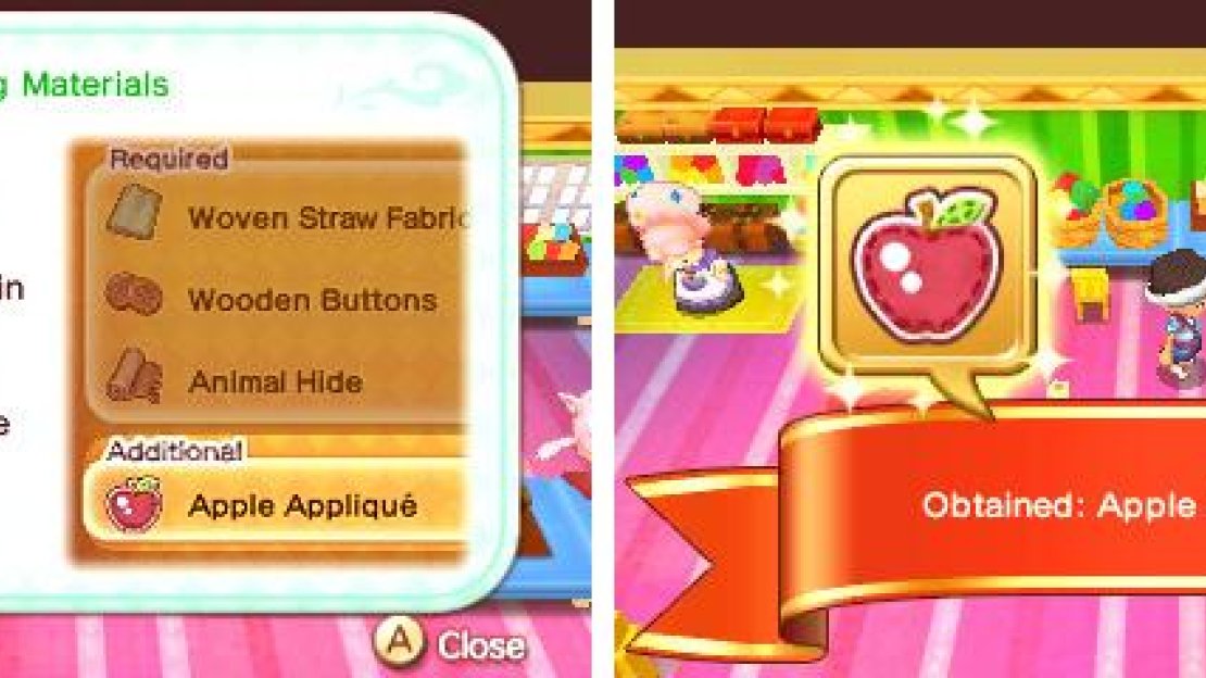 Appliqués add a tiny (+1) stat boost to your clothes; better than nothing, we suppose.