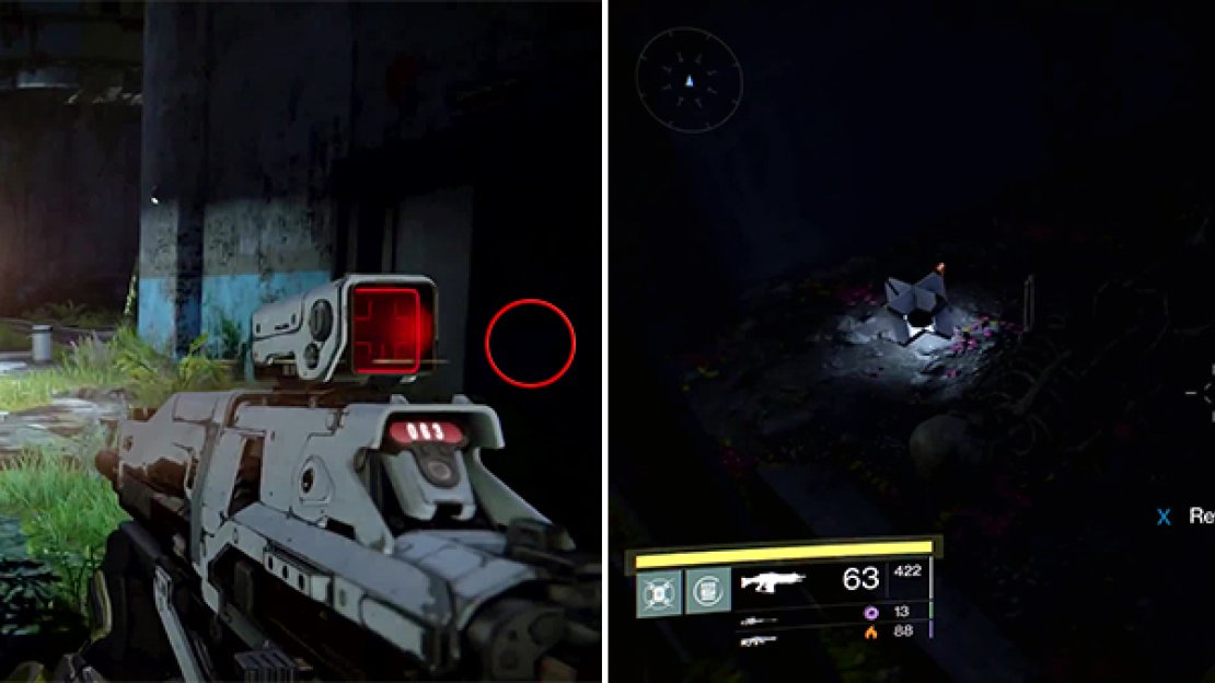 Look to the right here (left) to find the ghost next to a skeleton.