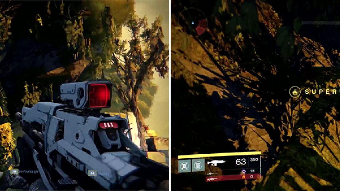 Leap up next to this tree here (left) to find the ghost on the little rockface.