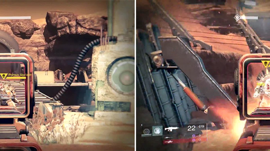 Use Heavy Weapons on the Primus to break his armor. Shoot his head for critical hits.