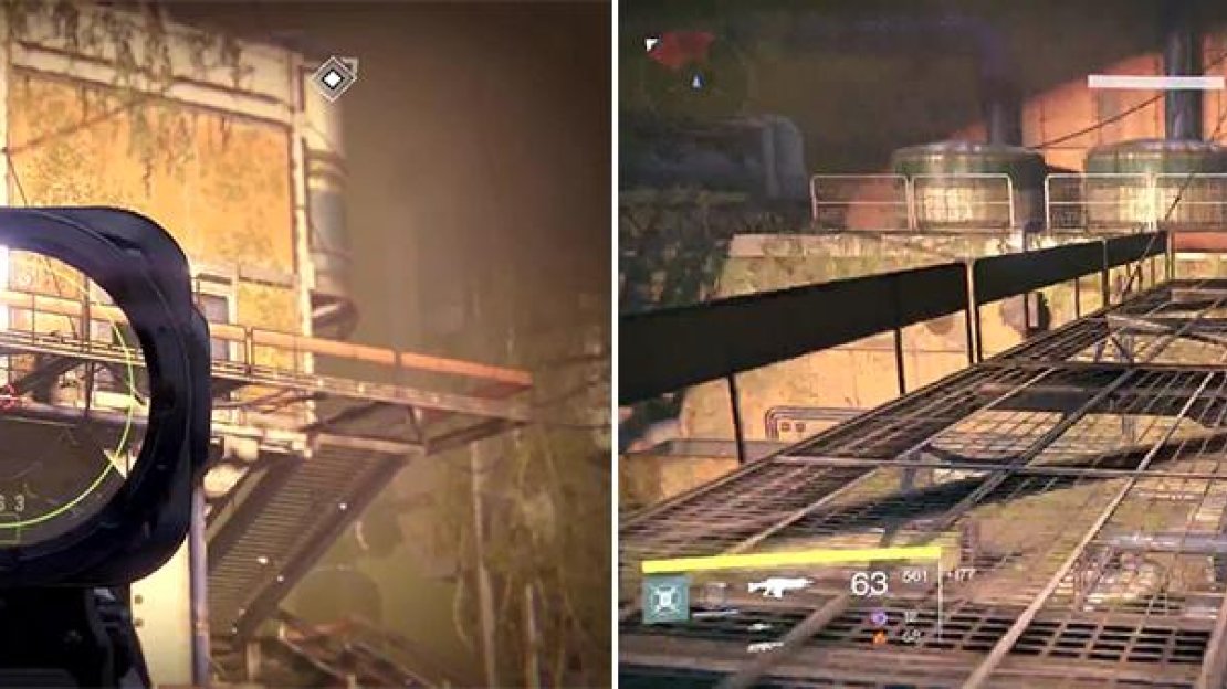 Once in the N/Gen Branch, look for these set of stairs (left). Run all the way up to the top to find the ghost.