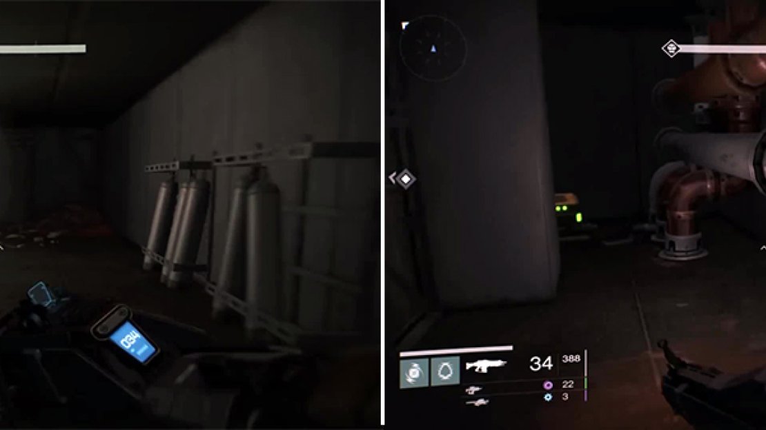 Find this room and in the corner, behind a fence is the chest.