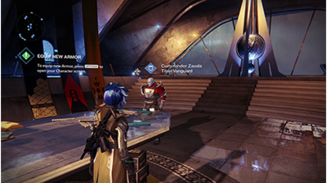 The Vanguards give you class equipment from quests and sell class specific items.