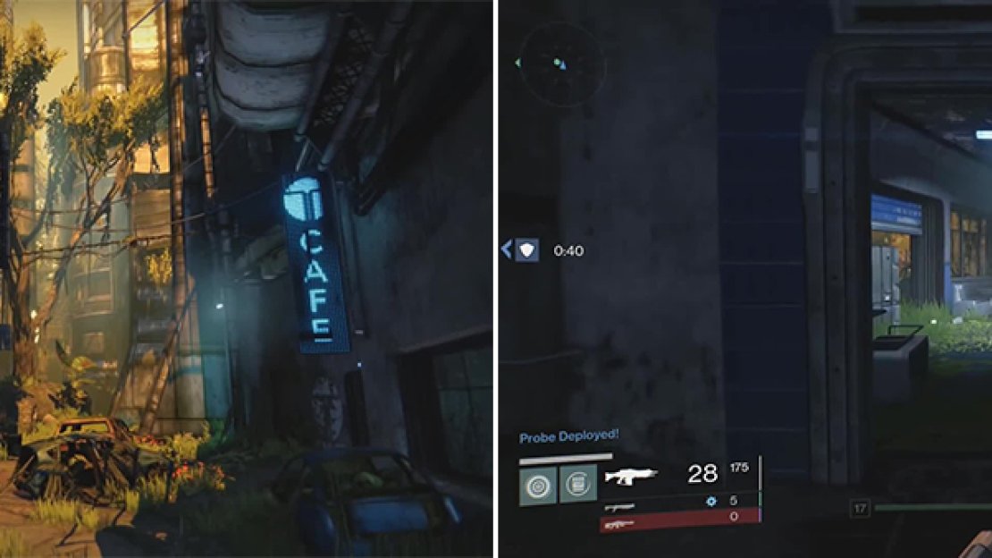 There are plenty of buildings to hide in as well as plenty of outside areas.