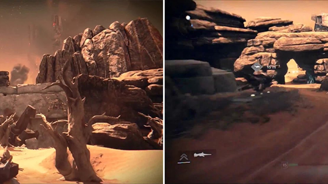 This map offers plenty of space so travel by Sparrow is a must.