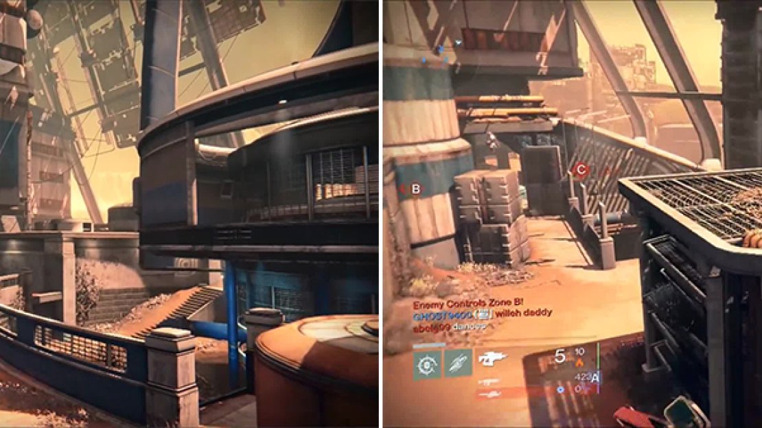 There are multiple levels to this map as well as plenty of hiding places.