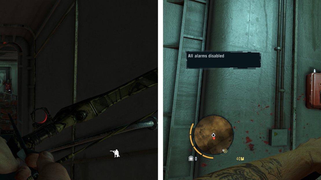 If you take out the enemies quickly and/or silently, then you can disable the alarm that will nix the other alarm on board.