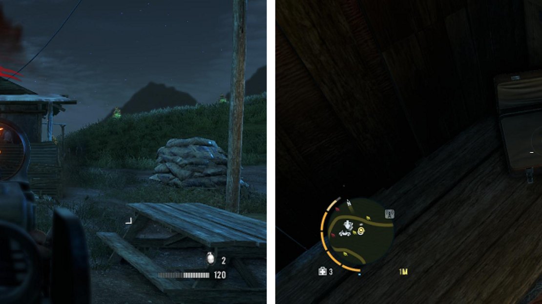 Remember that both spots have enemies guarding the diamonds. Once they’re dead, you can go and grab the diamonds.