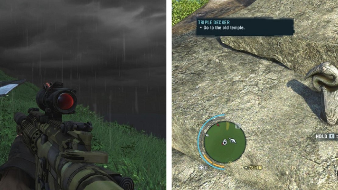 Relic 94 can be hard to get to, but one possible way is to use the glider in the picture on the left.