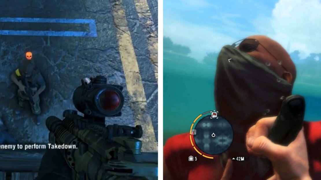 Death From Above (left) and Death From Below (right) are two important skills to have from The Heron skill tree.
