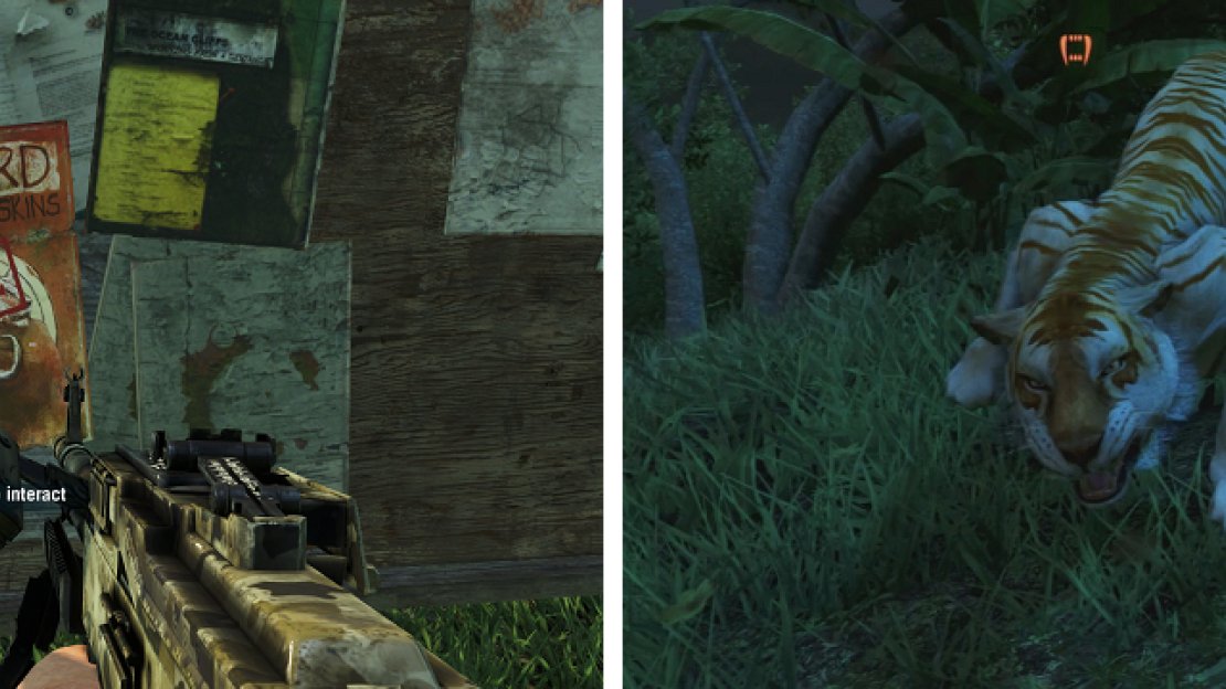 Rare Path of the Hunter missions have “RARE” stamped on the bulletin board (left). Make sure you are extremely careful, as these rare animals can be quite dangerous.