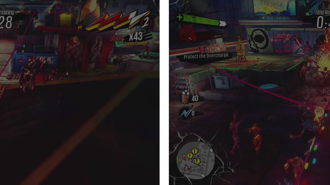 Use vantage points (left) to identify areas at threat and defend those barricades (right).