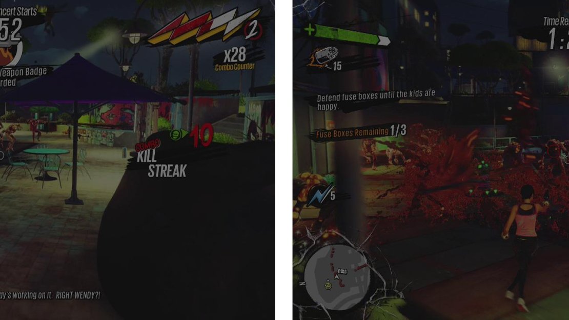 You can attempt to stall enemies (left) and defend all three fuse boxes, but your best bet is to pick a single fuse box and defend it (right).