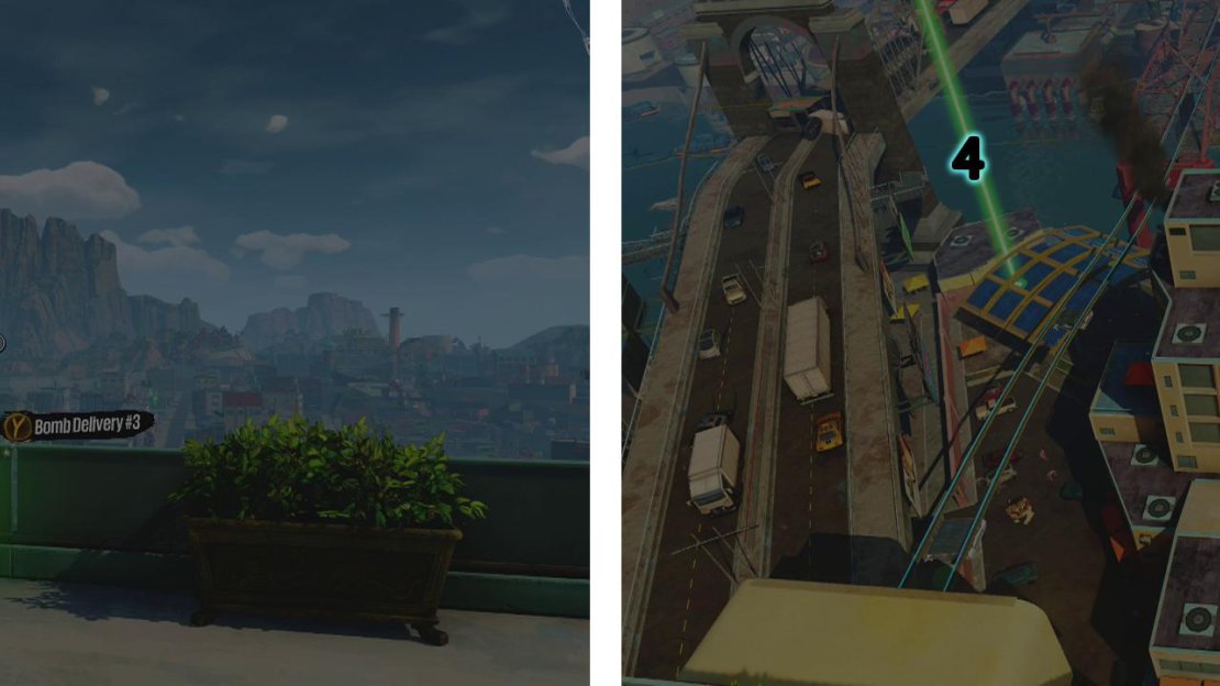 You can begin the challenge here (left). Here is our suggested route through the checkpoints (right).