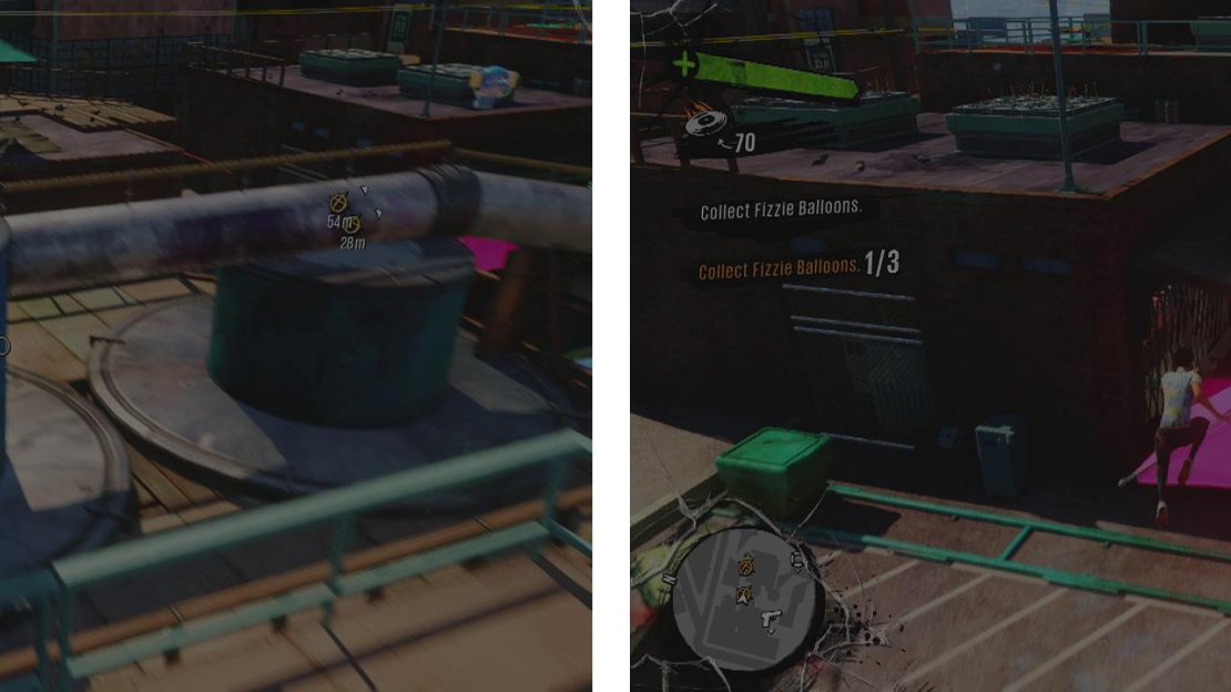 The ‘Amp it Up’ mission has you collecting Fizzie Balloons.