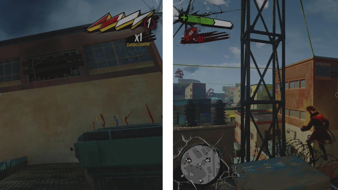 Overcharge signs can be found all over Sunset City and will always be located on the side of buildings.
