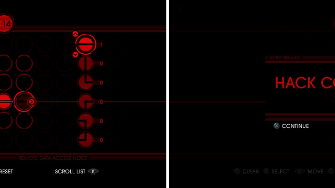 Place the available nodes to connect one end to the other to complete the hack.