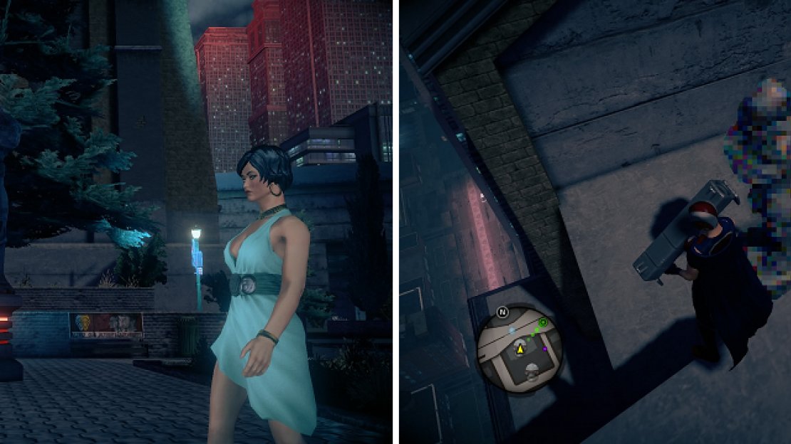 Some Zinyak Statues are on the ground, or close to it, while some others can be found on top of buildings.