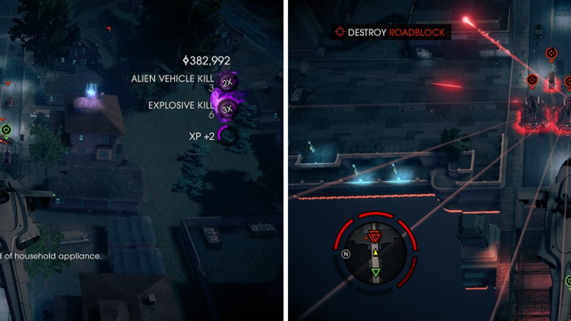 Destroy the cars going after the car, as well as any roadblocks so it can keep moving.