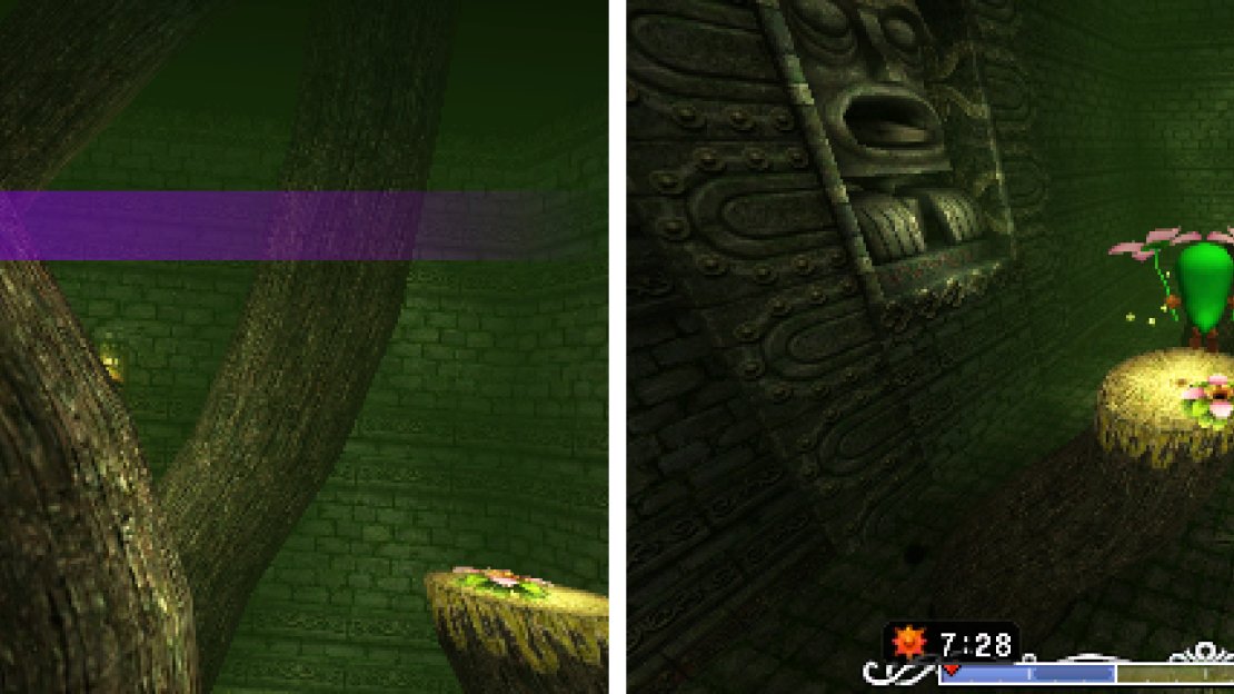 If you fall down, you can use the ladder towards the south of the room.
