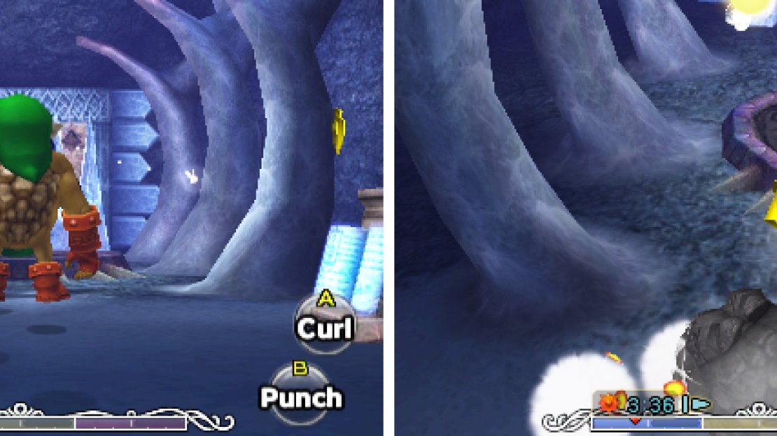 Once you’re inside, get ready to ground pound the oncoming White Boes.