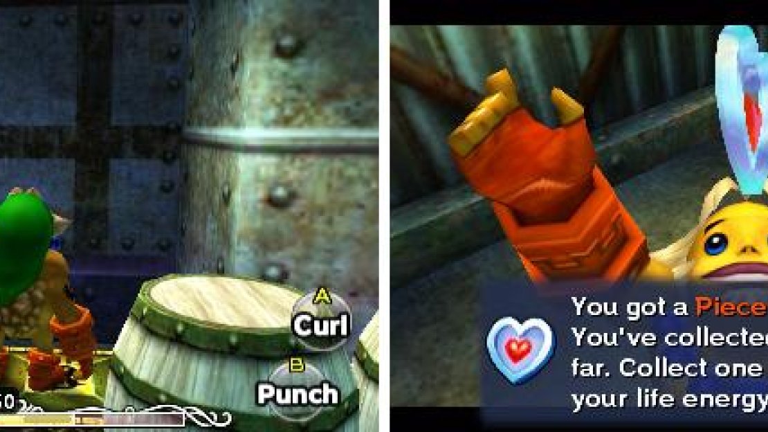 Rushing could send you straight into the water and no Goron is going to like that.