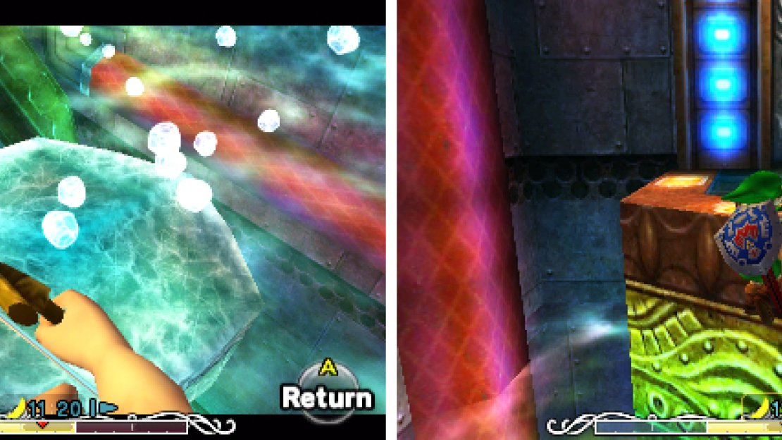 You can create your own path by freezing the sparkling water with your Ice Arrows.