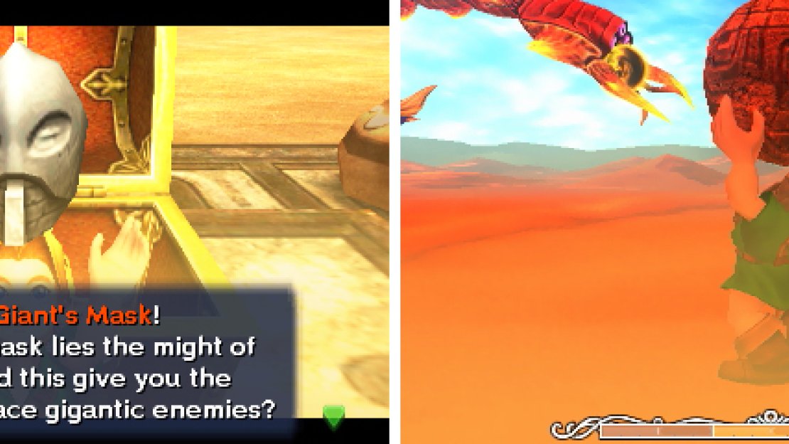 Pick up one of the nearby boulders and launch it at Moldorm for an instant KO.
