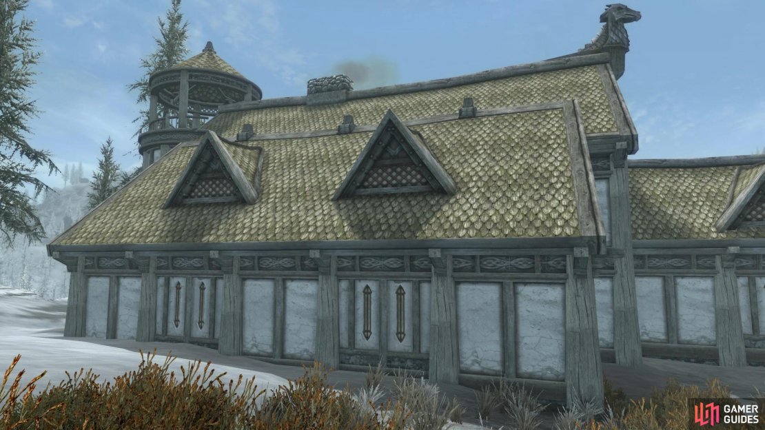 The exterior. 