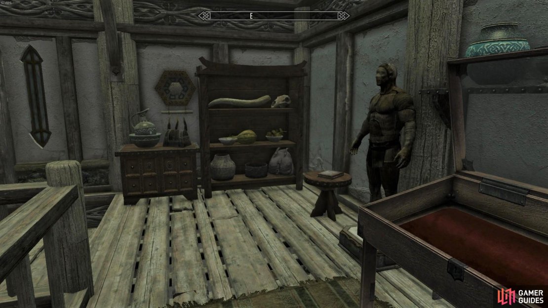 Some items crafted from the ground floor drafting table can be found upstairs.