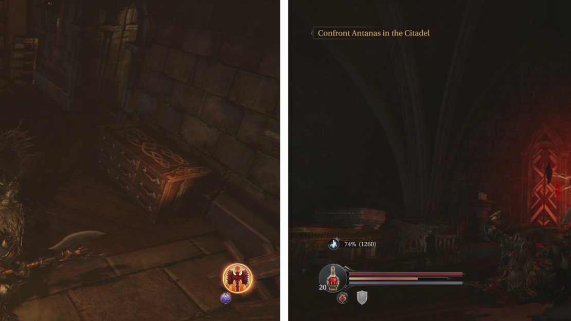 Both blocking (left) and rolling (right) will consume stamina.