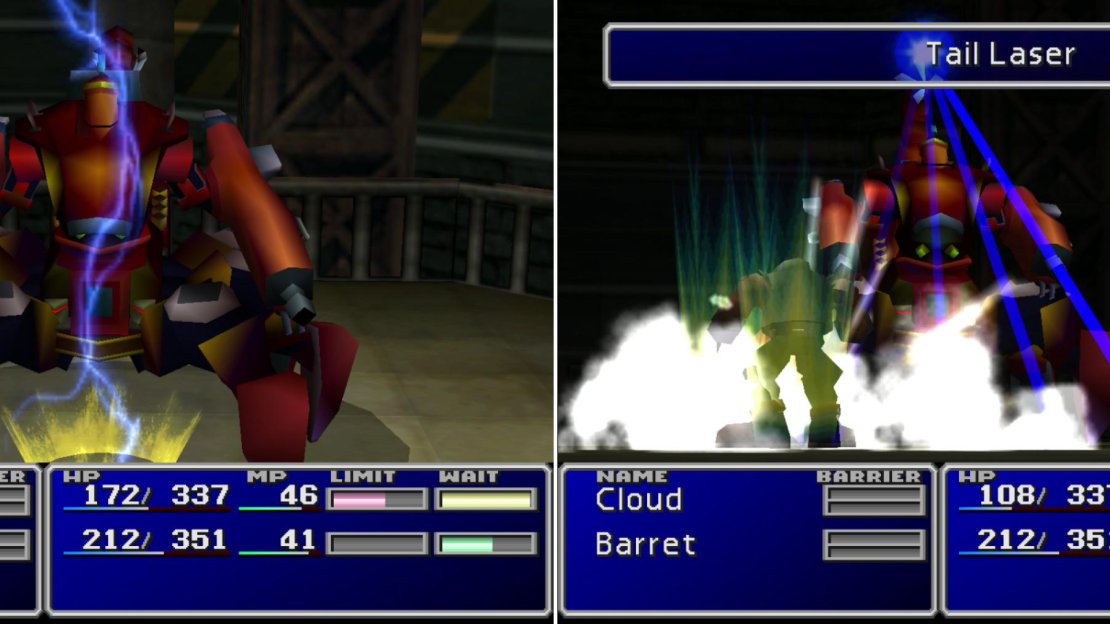 The “Bolt” spell will do heavy damage to the Guard Scorpion (left). Just avoid attacking while its tail is up to avoid its “Tail Laser” counterattack (right).