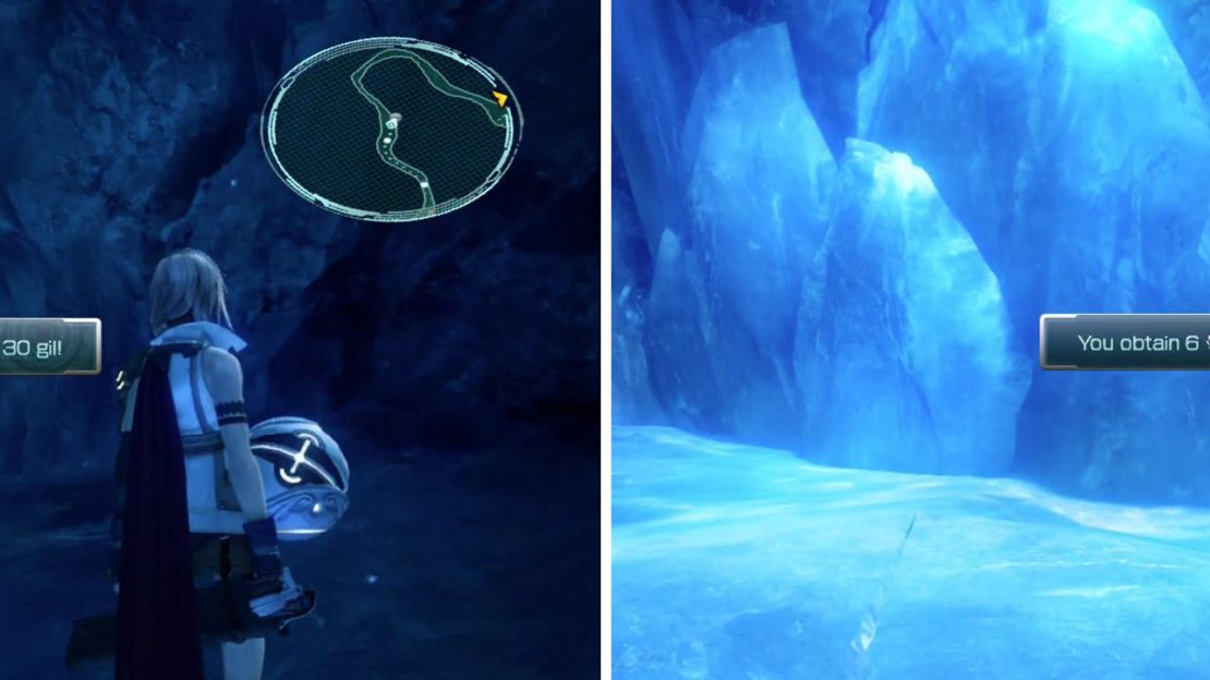 30 Gil (left) and 6x Begrimed Claw (right).