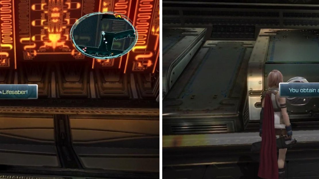 Lifesaber (left) and Ember Ring (right) locations.