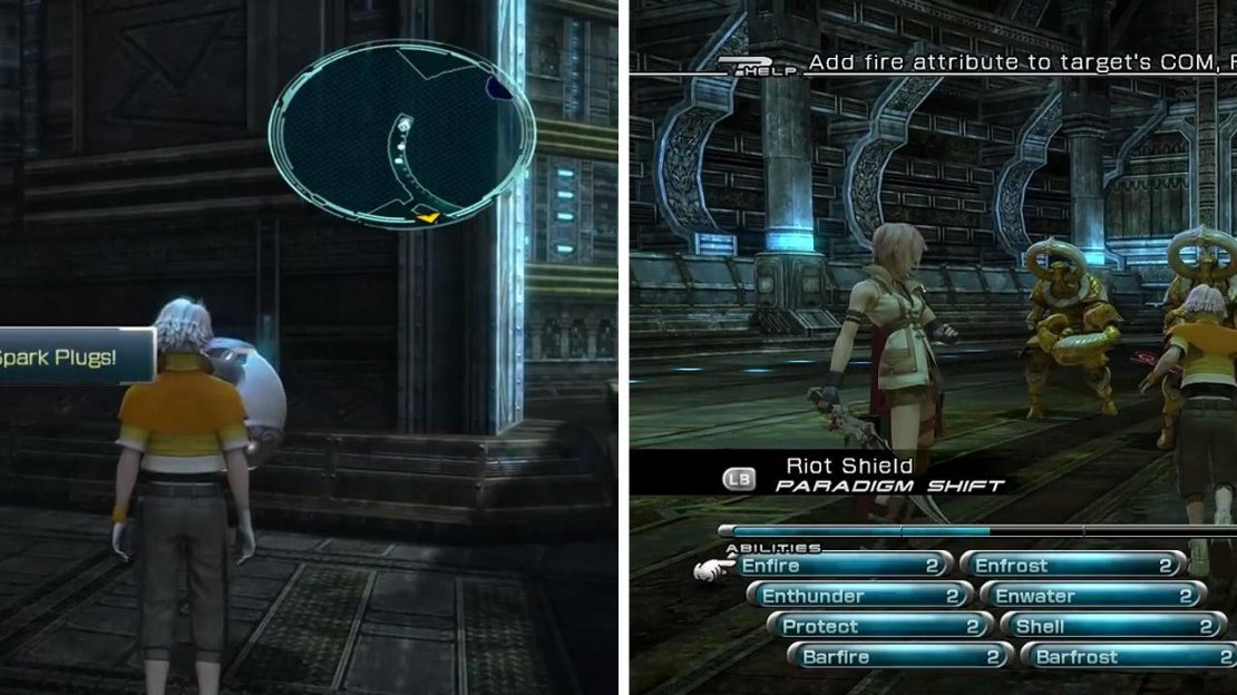 5x Spark Plug location (left) and the battle with 5x Pulsework Gladiator (right).