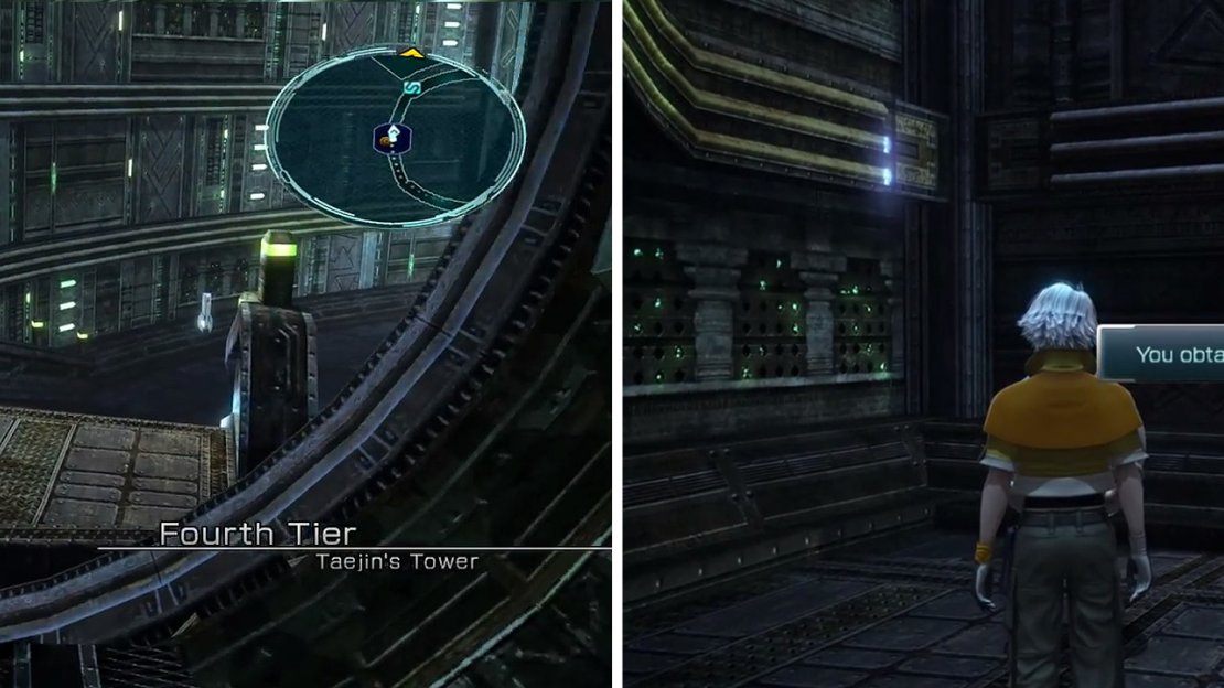 Fourth Tier (left) and the 2x Glass Orb location (right).