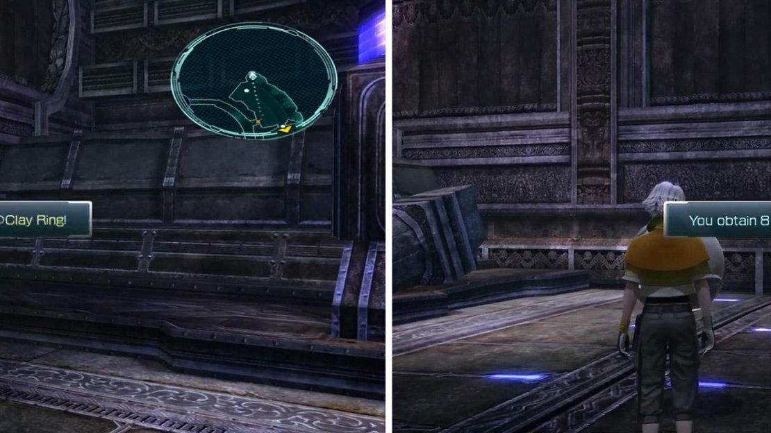 Clay Ring location (left) and 8x Tears of Remorse location (right).