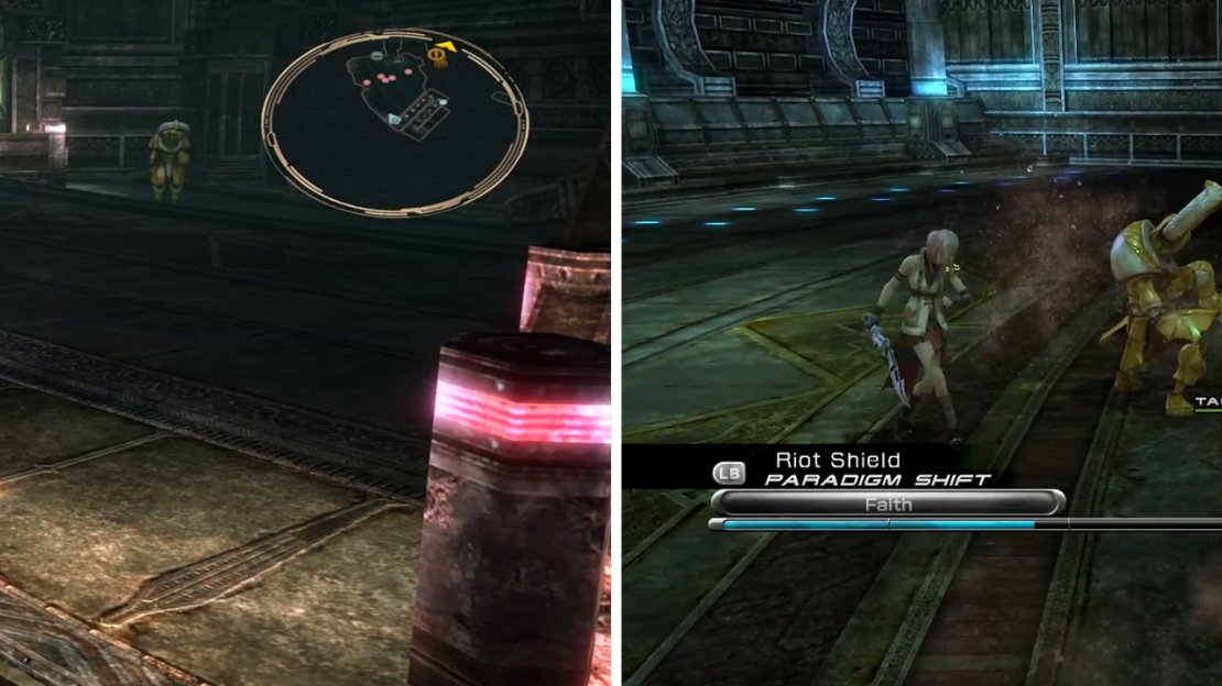 5x Pulsework Gladiators location (left) and Hope get’s wrecked just for fun (right).