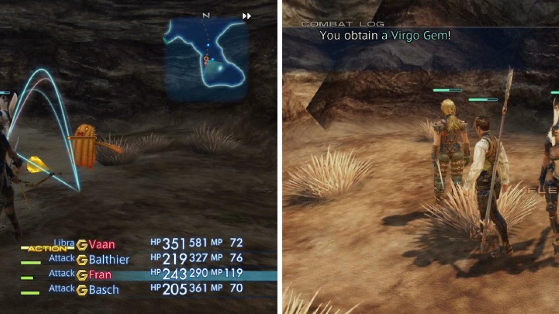Slaughter the Cactites (left) and you may get the Ripe Rampager to pop up out of the ground (right)