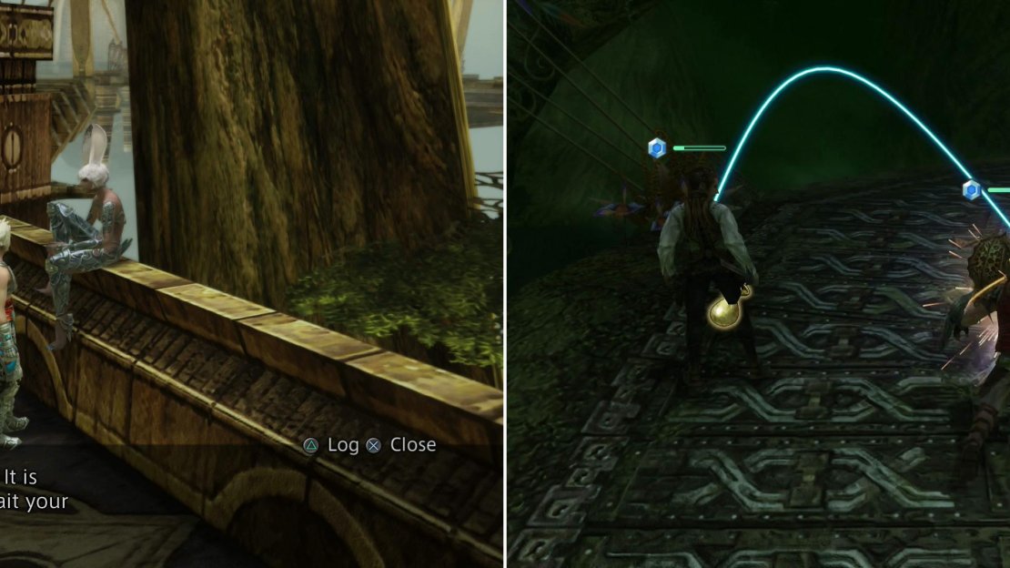 Talk to Nera in the Eruyt Village to learn about the Vorpal Bunny Mark (left). The more enemies you clear out of The Rustling Chapel area, the easier the hunt for the Vorpal Bunny will be (right).
