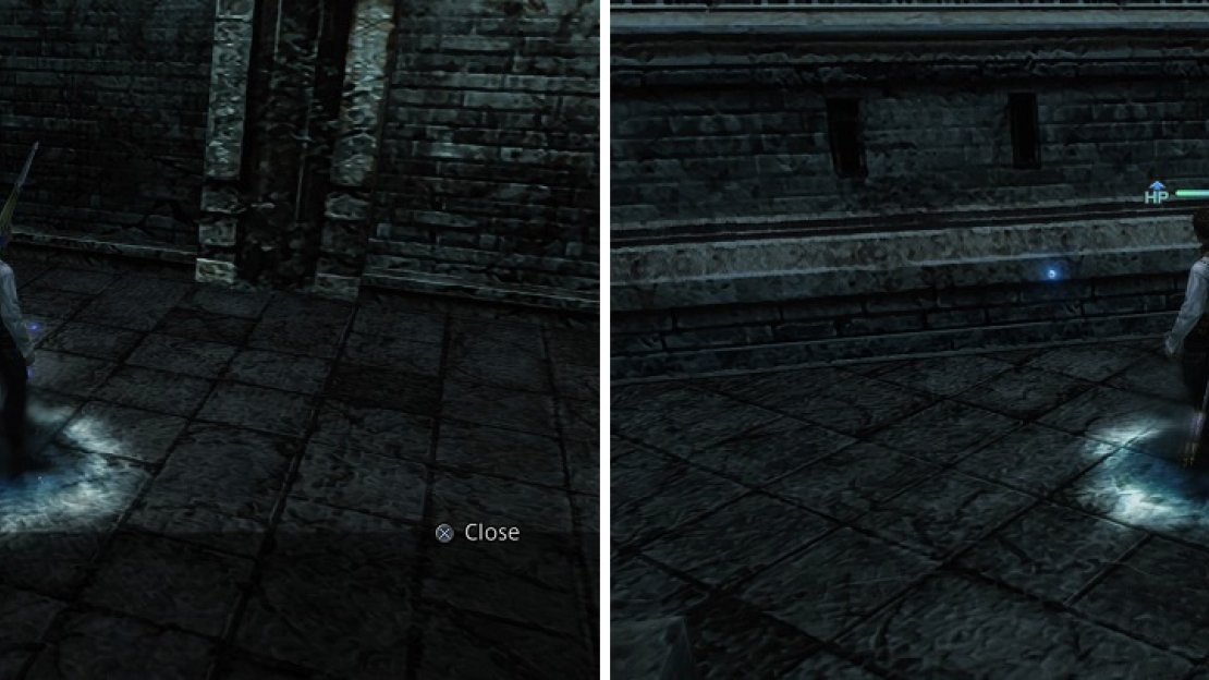 The Black Orbs are dropped by enemies and can be picked up (left). However, they disappear quickly, so you’ll need to grab them fast (right).